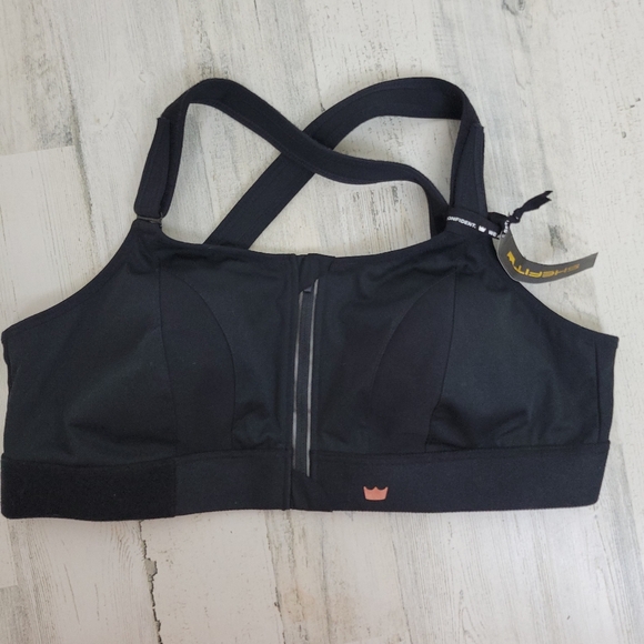 SHEFIT Other - SHEFIT Onyx Black Adjustable Ultimate Sports Bra 3 Luxe